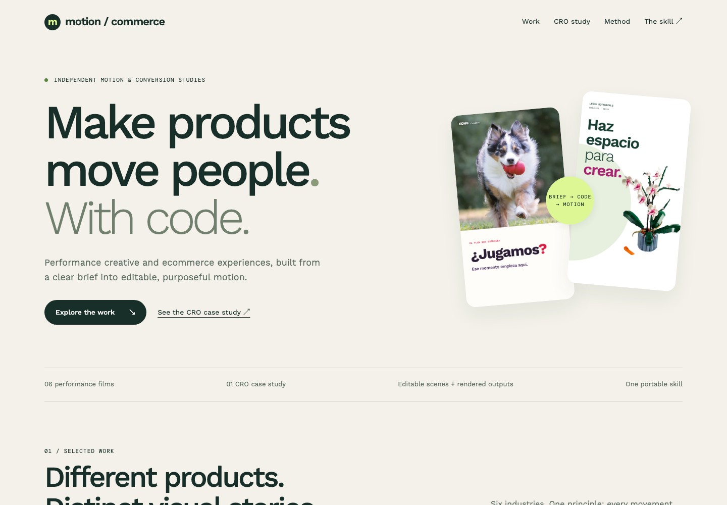 Motion Commerce Lab: del anuncio a la compra